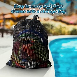 Jasonwell Juguetes para Alberca Buceo - 31 PCS Juegos para Alberca Pool Toys Juguetes para Alberca Niños Adultos con Anillos Palos de Buceo Tesoro Sub