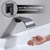 Matte Black Waterfall Tub Spout, High Flow Laminar Waterfall Tub