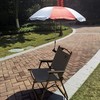 GRANDMEI Chair Umbrella with Clamp,46 inches UPF 50+ Clip on