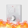 Smart Digital Thermostat 5A AC 95‑240V IP20 White Adjustable Backlight