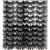 3D Mink lashes Fluffy,25mm Fake Eyelashes Natural Look 4 Styles.Long Dramatic Wispy Eyelashes Bulk,6D High Volume Soft Reusable Luxurious False Eyelashes Kit