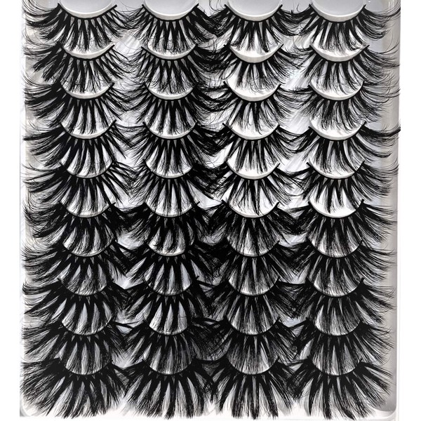 3D Mink lashes Fluffy,25mm Fake Eyelashes Natural Look 4 Styles.Long