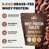 B.rad Grass Fed Whey Protein Isolate | Ultra-Pure, All-Natural, Clean