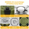 2 Burner Camping Stove,20000 BTU Foldable Propane Camp Stove with