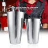 Boston Shaker - Juego de coctelera profesional de acero inoxidable