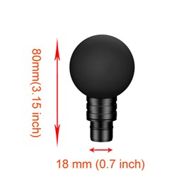 UNSVM Massage Gun Heads,10 PCS Mixture Replaceable Massage Attachments,0.75 Inch Diameter Massage-Gun-Heads,19mm Diameter Muscle Massager-attachments for Back Massager Exchanging