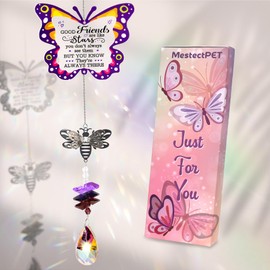 Friendship Gifts for Women, Crystal Suncatcher Friend Gifts for Women, for Bestie Gifts, Birthday, Wedding, Anniversary Graduation Gifts for Women, Best Friend