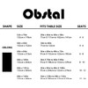 Obstal Clear Plastic Tablecloth 60 x 84 Inch, 100% Waterproof
