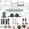 French Patio Door Security Lock for Straight Double Hinged Swing