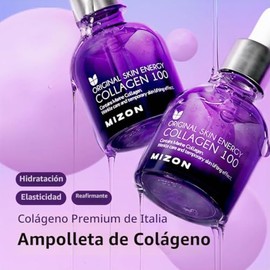 MIZON Suero Facial con Colgeno 30 ml - Serum Antiedad e Hidratante Coreano - Skincare Coreano con Acido Hialuronico para Piel Firme y Suave - Srum... 