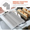 UPKOCH 2pcs Silicone Toaster Lid 2 Slice Toaster Cover Bread
