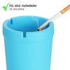 com-four® 2 x XXL Outdoor Ashtrays – Wind Ashtray –