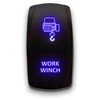 Work Winch - Blue - Laser Etched Toggle Switch 5-PIN