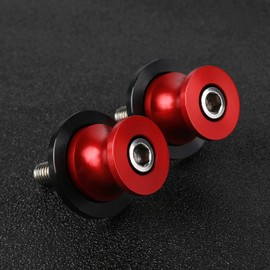 2 x Repair Stand Racing Adapter M8 x 1.5 Bobbins Universal for Z900 Z800 Z1000 Suzuki SV650 V-Strom 650 1000 Bandit GSF 650 1200 1250GS CBR600 CB650R CBR1000RR Red