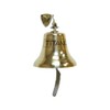 Solid Brass Engraved Bracket Bell Titanic II - Nautical Decor