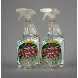 LA's Totally Awesome 2 Bottles LA'S Totally Awesome Window Cleaner Vinegar Formula Streak FREE 40 oz
