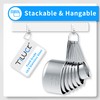 TILUCK Stainless Steel Measuring Cups & Spoons Set, Cups and