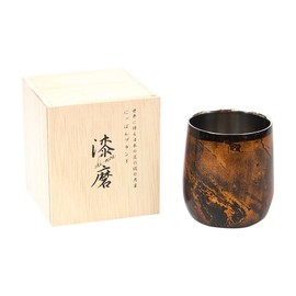 Lacquer Out Lacquer Sink 2 Double Lock Cup kurodaruma Black byakudan scw-60 – D501 