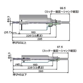 Miyanaga PC Wood Core Cutter PCWS45C