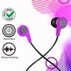 Maxell 199730 Bass 13 Heavy-Bass in-Ear Earbuds with Microphone (Purple)