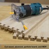 HARFINGTON Dovetail Router Bits 3/4" Diameter 1/4" Shank Tungsten Carbide