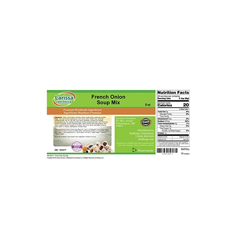 French Onion Soup Mix (8 oz, ZIN: 525477) - 3