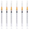 100 Pack - 1ml 25 Gauge 5/8 Inch Syringe Lab
