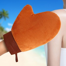 Tanning Mitt | Back Lotion Applicator | Soft Portable Tanning Mitt for Sensitive Skin Women Men Hands Back Body Legs Shower Home Travel Bed