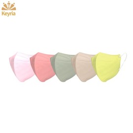KEYRIA KF-94 Pastel Edition KF94 Mask 100ea, Color:Black