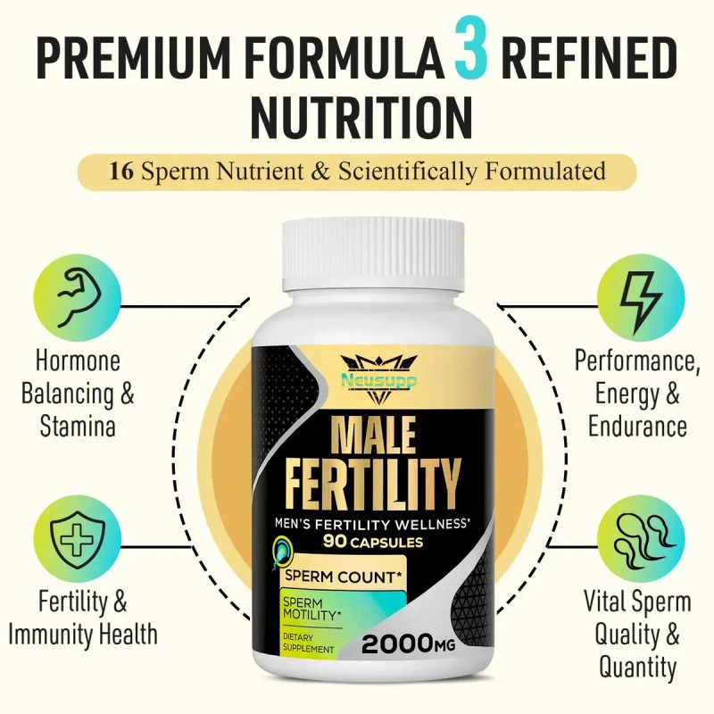 Neusupp Suplemento Fertilidad Masculina 2000mg Cápsulas