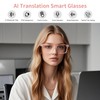 GenXenon AI Smart Glasses with Real-Time Translation, Wireless Bluetooth 5.3,