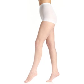Berkshire Women's Ultra Sheer Control Top Sandalfoot Pantyhose 4415, White, Size 4
