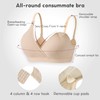 Vinfact 3 Pack Nursing Bras for Breastfeeding Seamless V Neck