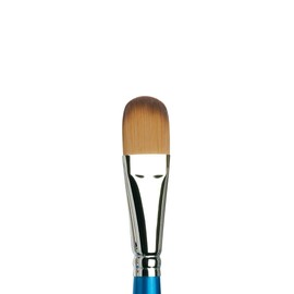 Winsor & Newton Cotman Water Colour Series 668 Short Handle Synthetic Brush - Filbert 3/4"