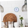 Ciieeo 1Pc Hanging Wall Clock with Suction Cup Mute Clock
