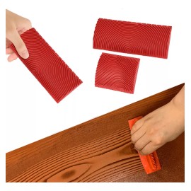 Generic Pintura De Pared Con Estampado De Madera Q 6019 Con Rodillo