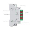 DIN Rail Voltmeter 3 Digits DC 11V to 310V Voltage
