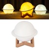 Mini Planet Humidifier LED Moon Lamp Diffuser Rechargeable Planetary USB