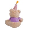 AB Tools Super Soft Plush Squeaky Birthday Bear Dog Puppy