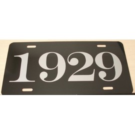 Motown Automotive Design 1929 29 Year Metal License Plate TAG 6 X 12 FITS Ford Chevy Dodge Chrysler Buick Pontiac Custom HOT Rod Muscle CAR Classic Museum Collection Novelty Gift Sign Garage Man CAVE