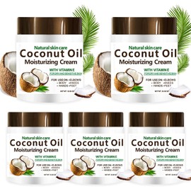 Nielies Crema Corporal Coco, Crema Humectante de Aceite de Extra Virgen,Delicado Aroma a Coco para Todo Tipo de Piel, 300gr / 10.58 oz (5)