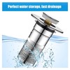 2 PCS Bathroom Sink Drain Stopper Bathroom Sink Strainer Hair