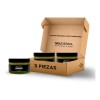 Kit Pomada Para Peinar Fijación Extra Fuerte 3 Pzs (verde)