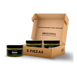 Kit Pomada Para Peinar Fijación Extra Fuerte 3 Pzs (verde)