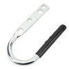 Trailer Coupler Lift Handle Galvanized Steel Rubber Tongue Handle for