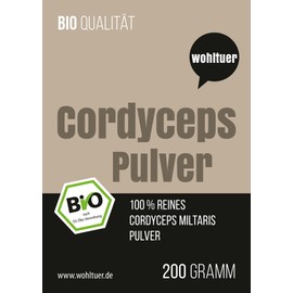Wohltuer Organic Cordyceps Powder 200g Fair Trade