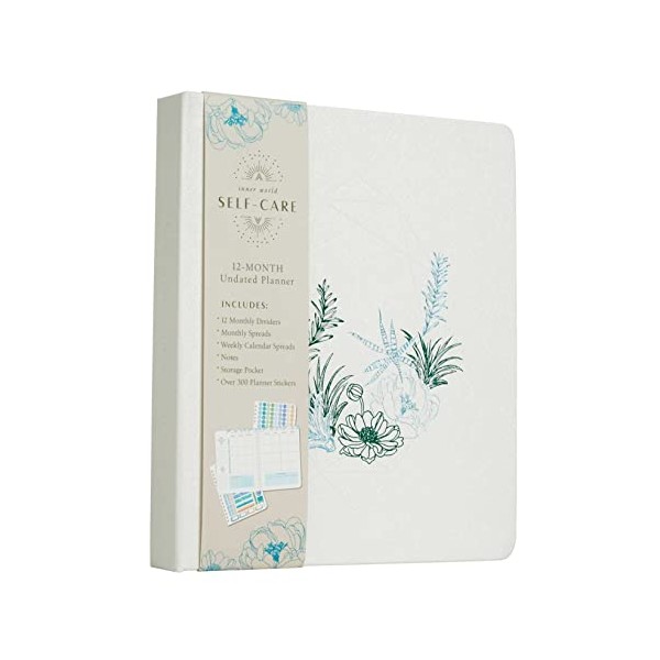 Self-Care 12-Month Undated Planner: (Mindfulness Gifts, Self-Care Gifts for Women,
