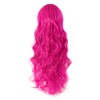 MapofBeauty 70cm Long Pink Wavy Cosplay Party Wig (Pink)