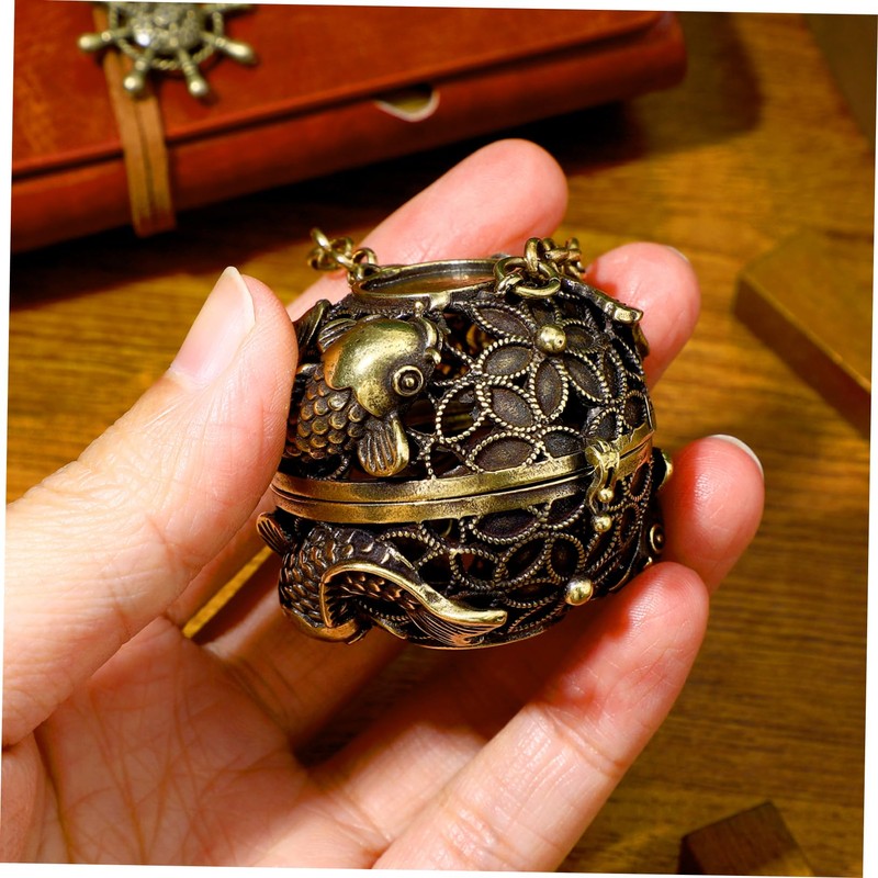 VINTORKY Aromatherapy Ball Pendant Hanging Incense Burner Home Decoration Incense
