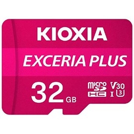 KIOXIA 32GB Class 10 UHS Speed Class 3 EXCERIA PLUS KMUH-A032G microSD Memory Card